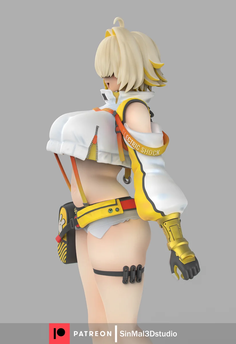 Elegg | Fan Art | 3D Printed Resin Model Garage Kit | *Un-Painted* | Sin3Dstudio 6