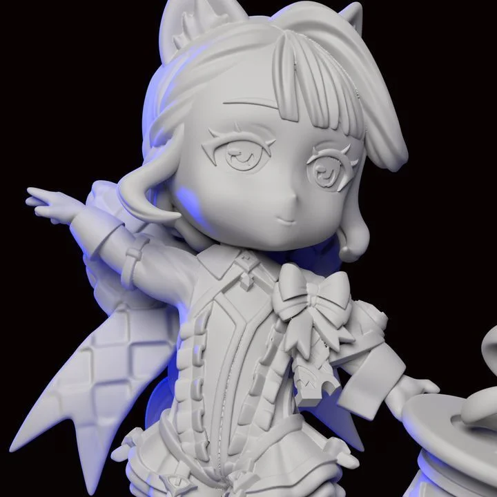 Chibi Lynette | Fan Art | 3D Printed Resin Model Garage Kit | *Un-Painted* | Chuya Factory 3