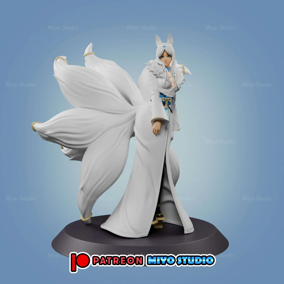 Yukime | Fan Art | 3D Printed Resin Model Garage Kit | *Un-Painted* | MiyoStudio