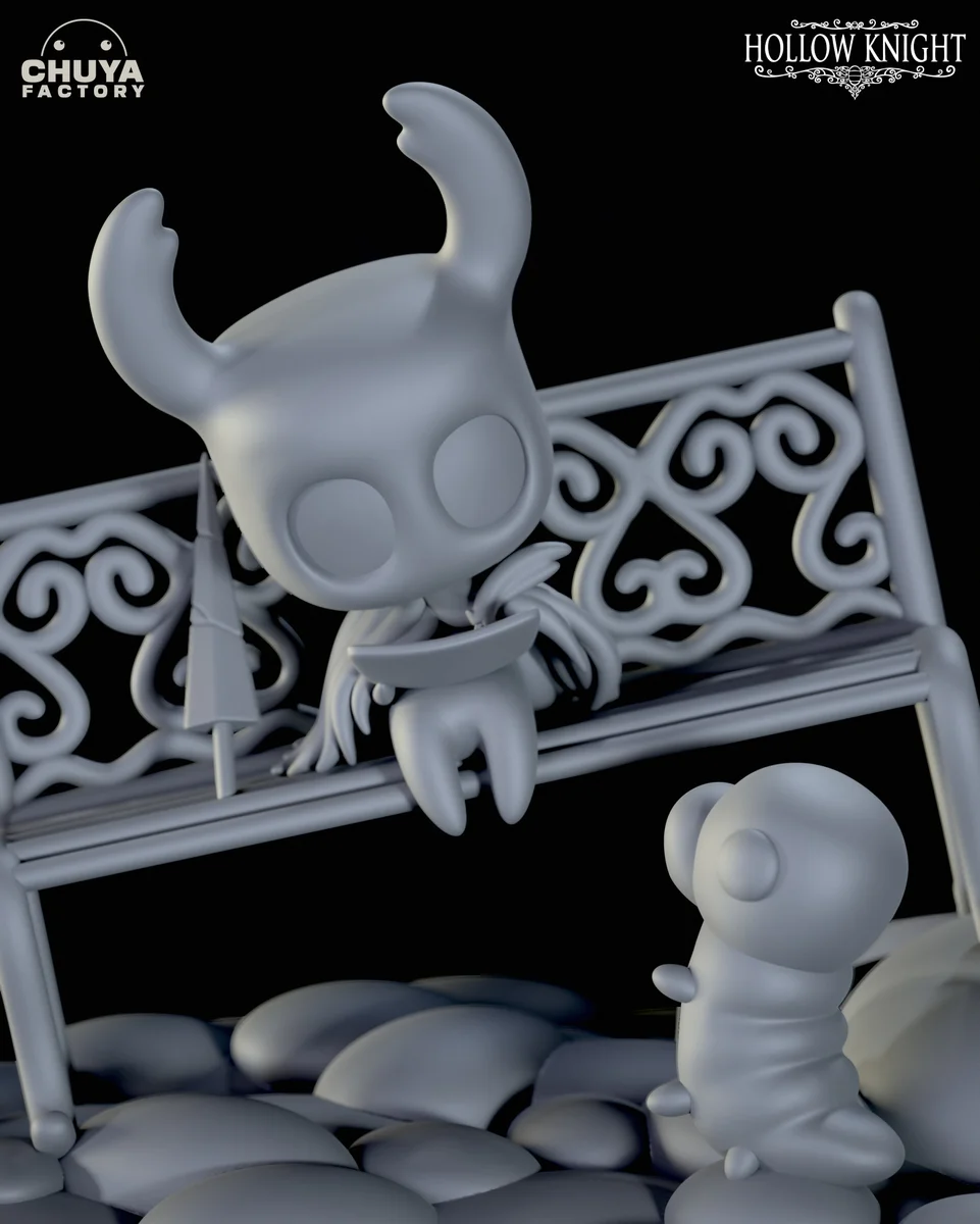 Chibi Hollow Knight | Fan Art | 3D Printed Resin Model Garage Kit | *Un-Painted* | Chuya Factory 8