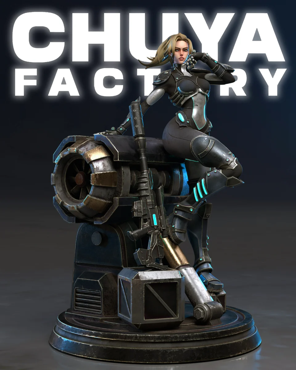 Nova Terra | Fan Art | 3D Printed Resin Model Garage Kit | *Un-Painted* | Chuya Factory