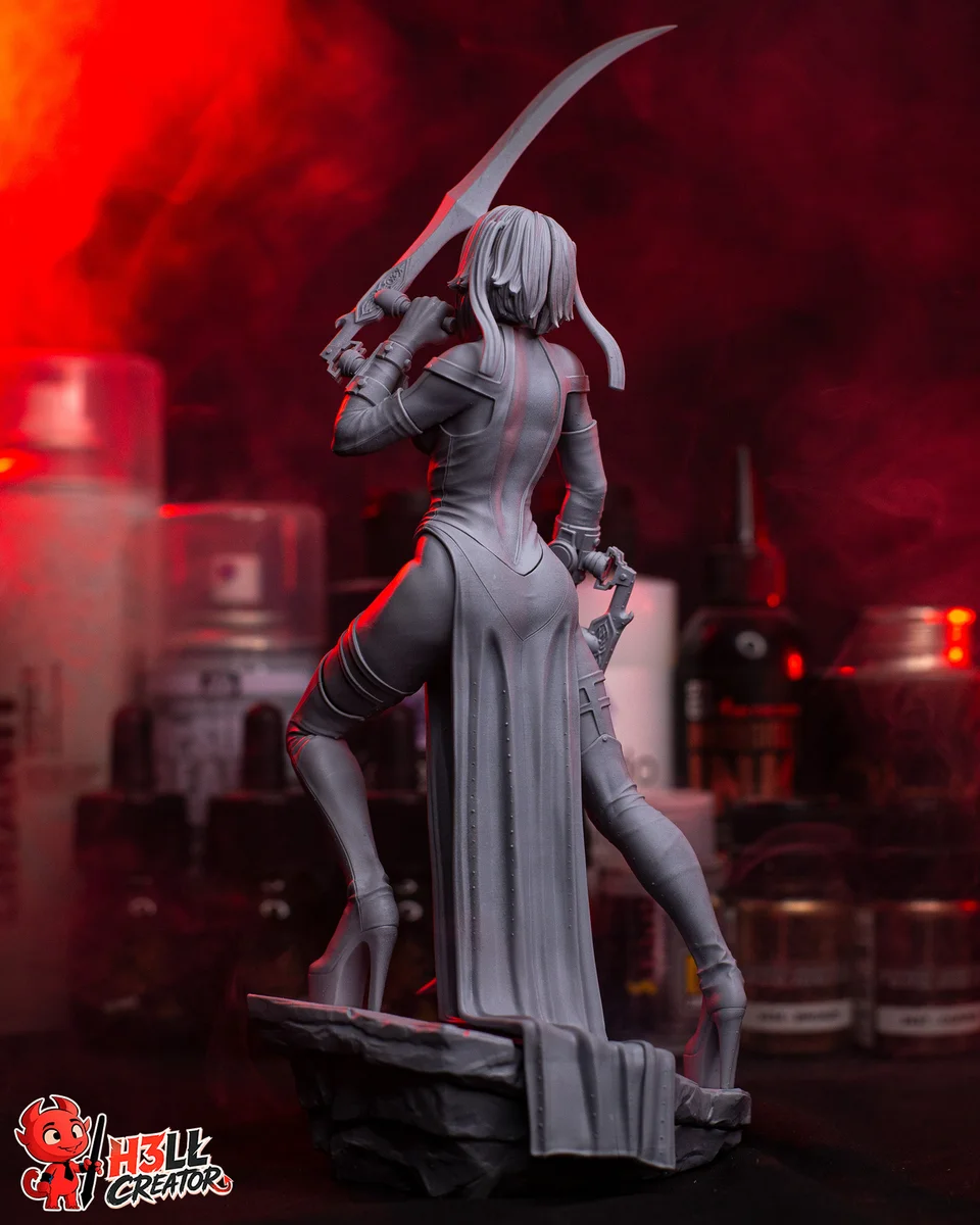 BloodRayne | Fan Art | 3D Printed Resin Model Garage Kit | *Un-Painted* | H3LL Creator 12