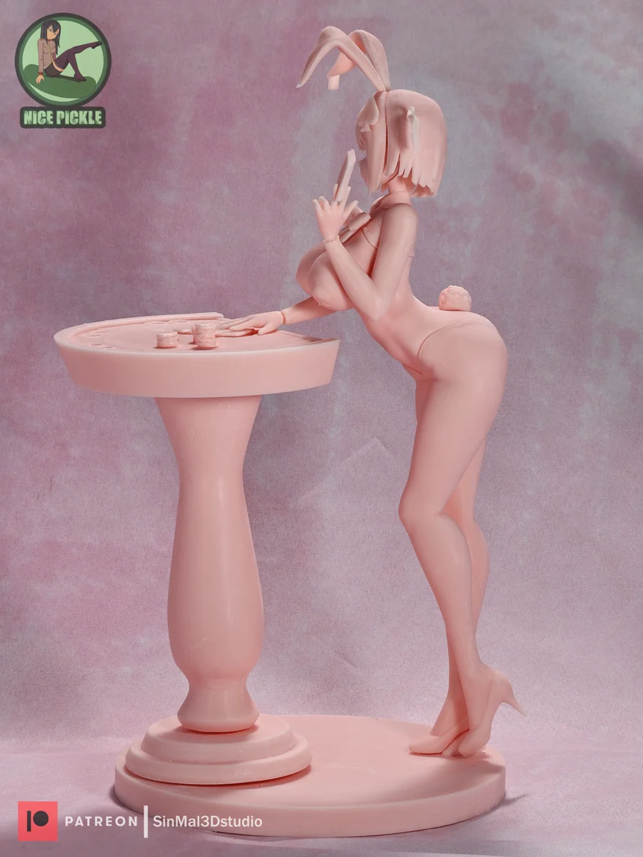 Rogue Unlucky Rabbit | Fan Art | 3D Printed Resin Model Garage Kit | *Un-Painted* | Sin3Dstudio 8