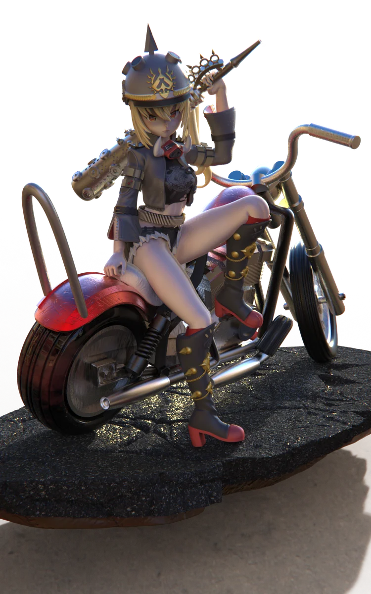 Lucy | Fan Art | 3D Printed Resin Model Garage Kit | *Un-Painted* | Yoru Studio 4