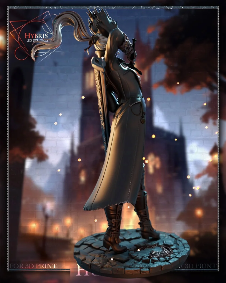 Female Hunter | Fan Art | 3D Printed Resin Model Garage Kit | *Un-Painted* | Hybris Studios 3