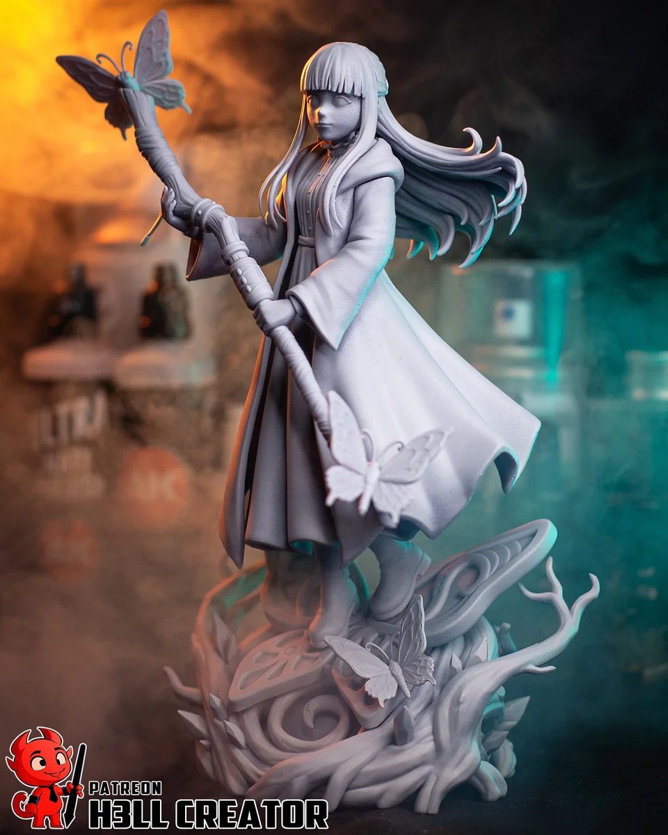 Fern | Fan Art | 3D Printed Resin Model Garage Kit | *Un-Painted* | H3LL Creator 8