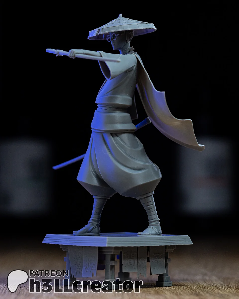 Mizu | Fan Art | 3D Printed Resin Model Garage Kit | *Un-Painted* | H3LL Creator 6