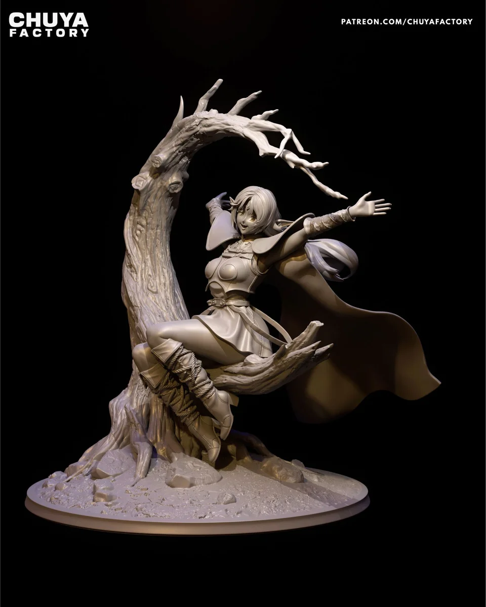 Deedlit | Fan Art | 3D Printed Resin Model Garage Kit | *Un-Painted* | Chuya Factory 8