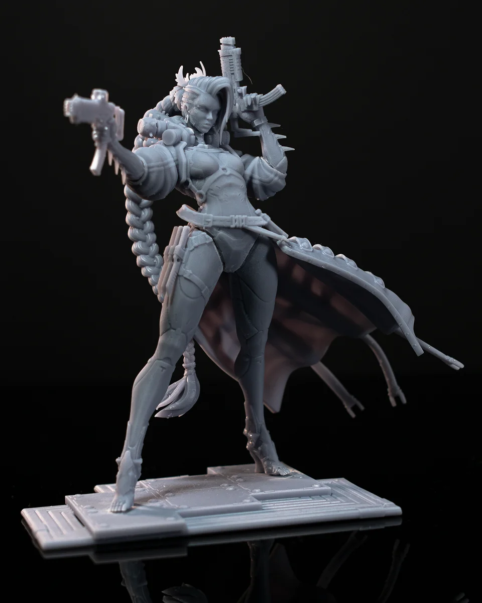 Rin | Fan Art | 3D Printed Resin Model Garage Kit | *Un-Painted* | H3LL Creator 3