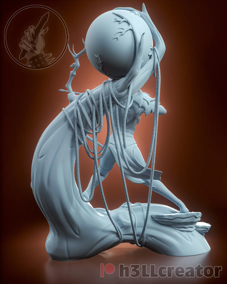 Vex'ahlia | Fan Art | 3D Printed Resin Model Garage Kit | *Un-Painted* | H3LL Creator 9