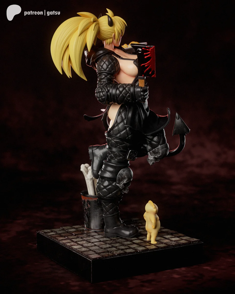 Nikaido | Fan Art | 3D Printed Resin Model Garage Kit | *Un-Painted* | Gatsu Studios 4