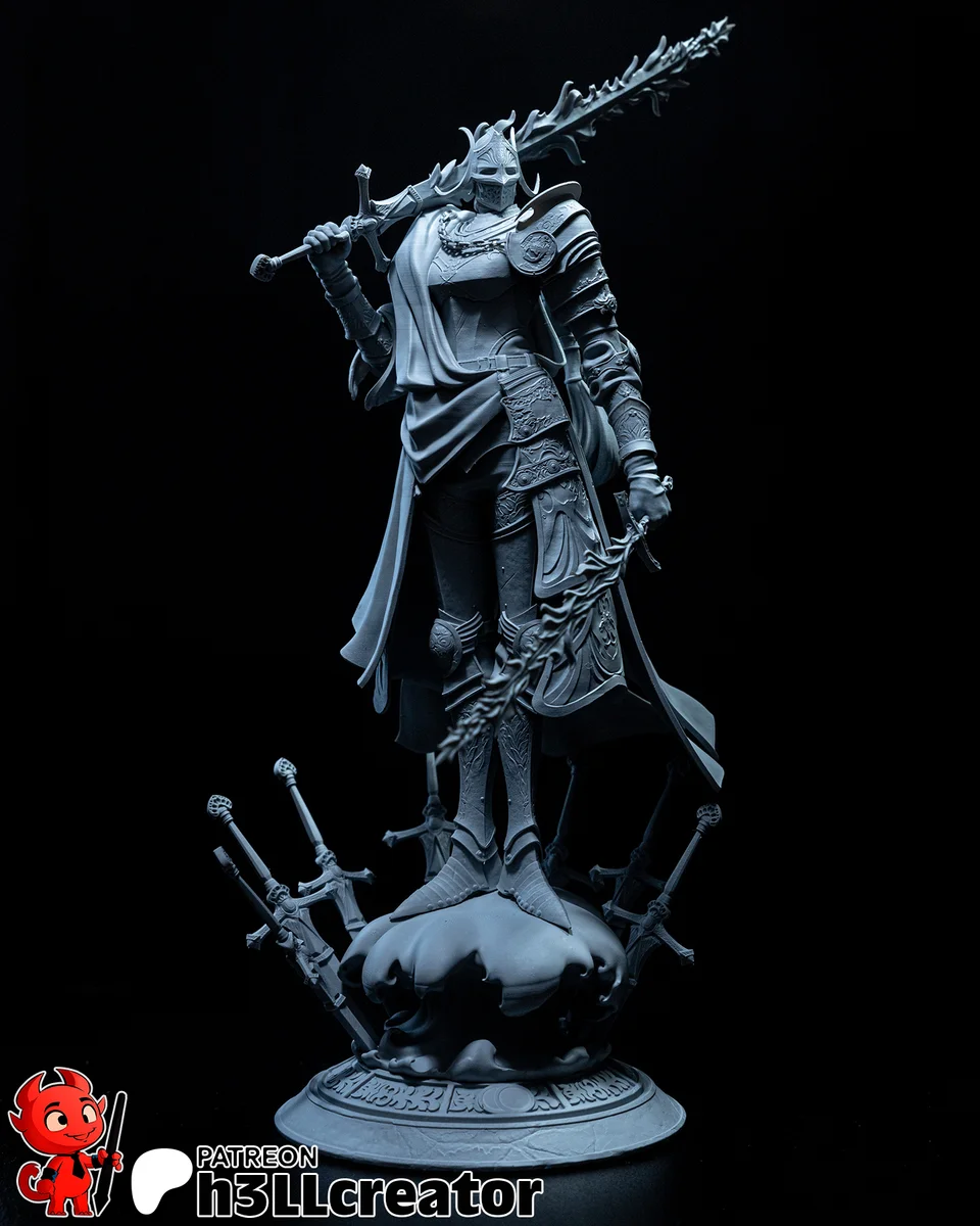 Rellana | Fan Art | 3D Printed Resin Model Garage Kit | *Un-Painted* | H3LL Creator 3