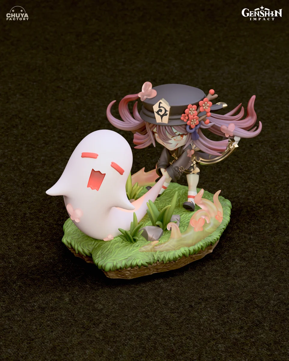Chibi Hu Tao | Fan Art | 3D Printed Resin Model Garage Kit | *Un-Painted* | Chuya Factory 3