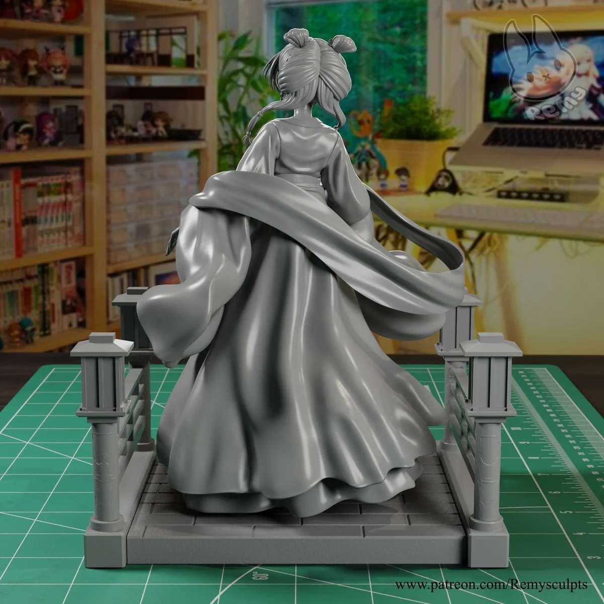 Maomao | Fan Art | 3D Printed Resin Model Garage Kit | *Un-Painted* | Remy Sculpts 7