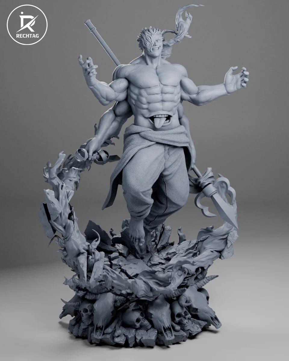 Ryomen Sukuna | Fan Art | 3D Printed Resin Model Garage Kit | *Un-Painted* | Rechtag 14