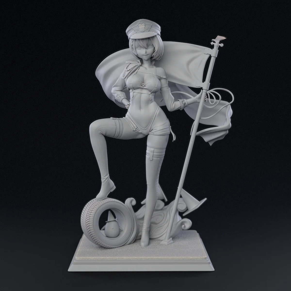 Baltimore | Fan Art | 3D Printed Resin Model Garage Kit | *Un-Painted* | Inari Figure 9