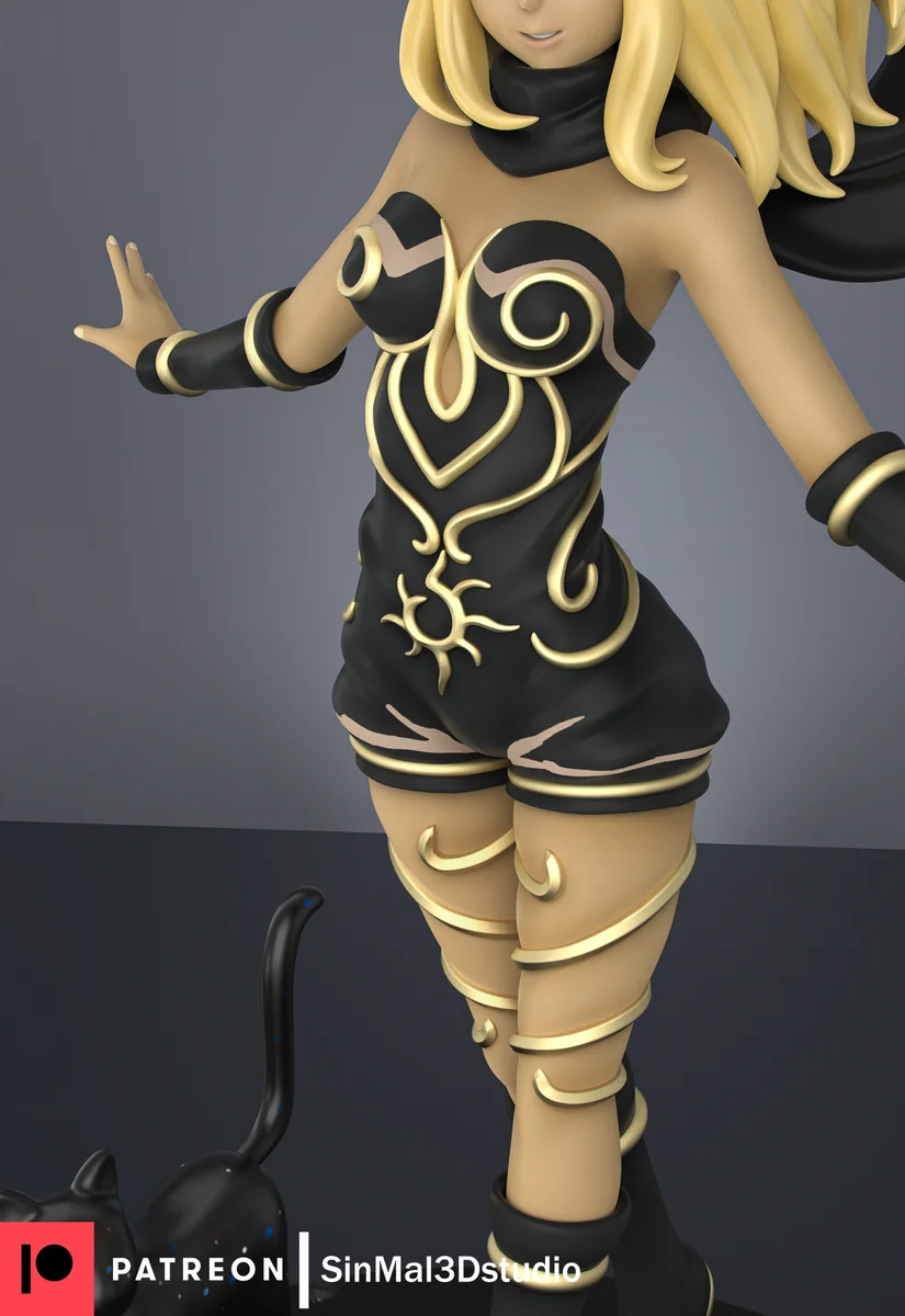 Kat | Fan Art | 3D Printed Resin Model Garage Kit | *Un-Painted* | Sin3Dstudio 4