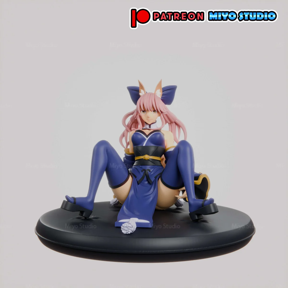 Tamamo no Mae | Fan Art | 3D Printed Resin Model Garage Kit | *Un-Painted* | MiyoStudio 3