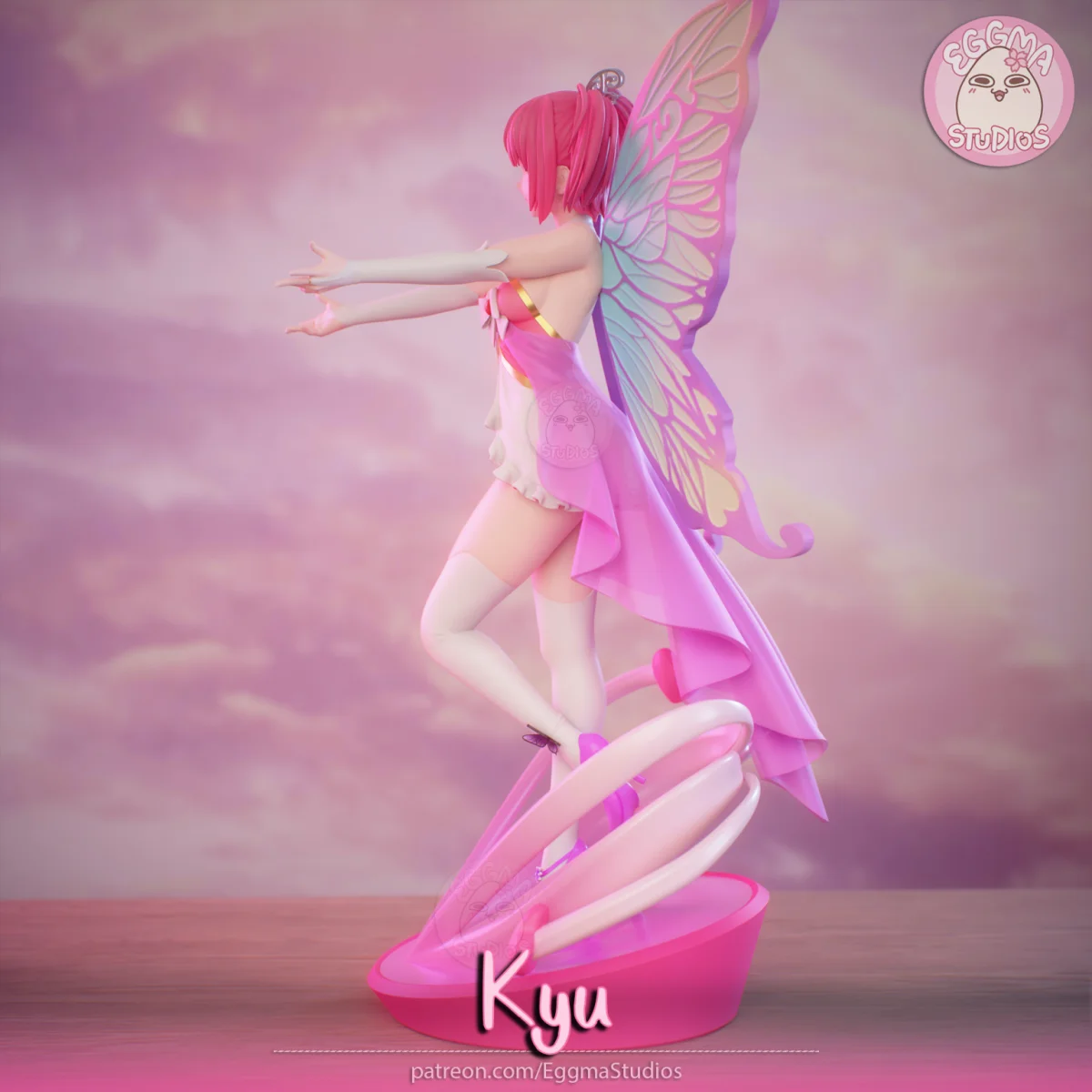Kyu Sugardust | Fan Art | 3D Printed Resin Model Garage Kit | *Un-Painted* | EggmaStudios 5