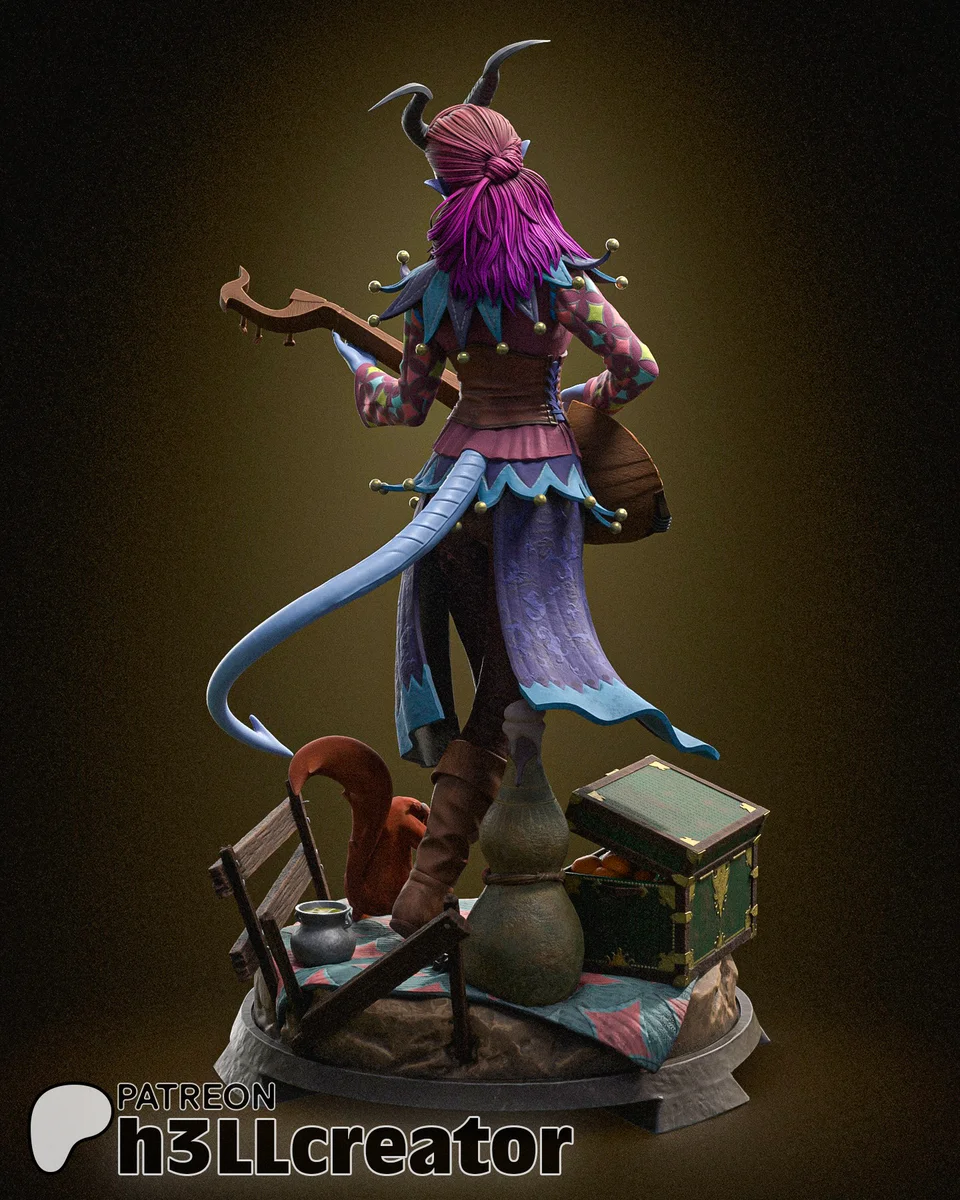 Alfira | Fan Art | 3D Printed Resin Model Garage Kit | *Un-Painted* | H3LL Creator 5