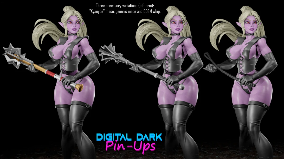 Minthara | Fan Art | 3D Printed Resin Model Garage Kit | *Un-Painted* | Digital Dark 7