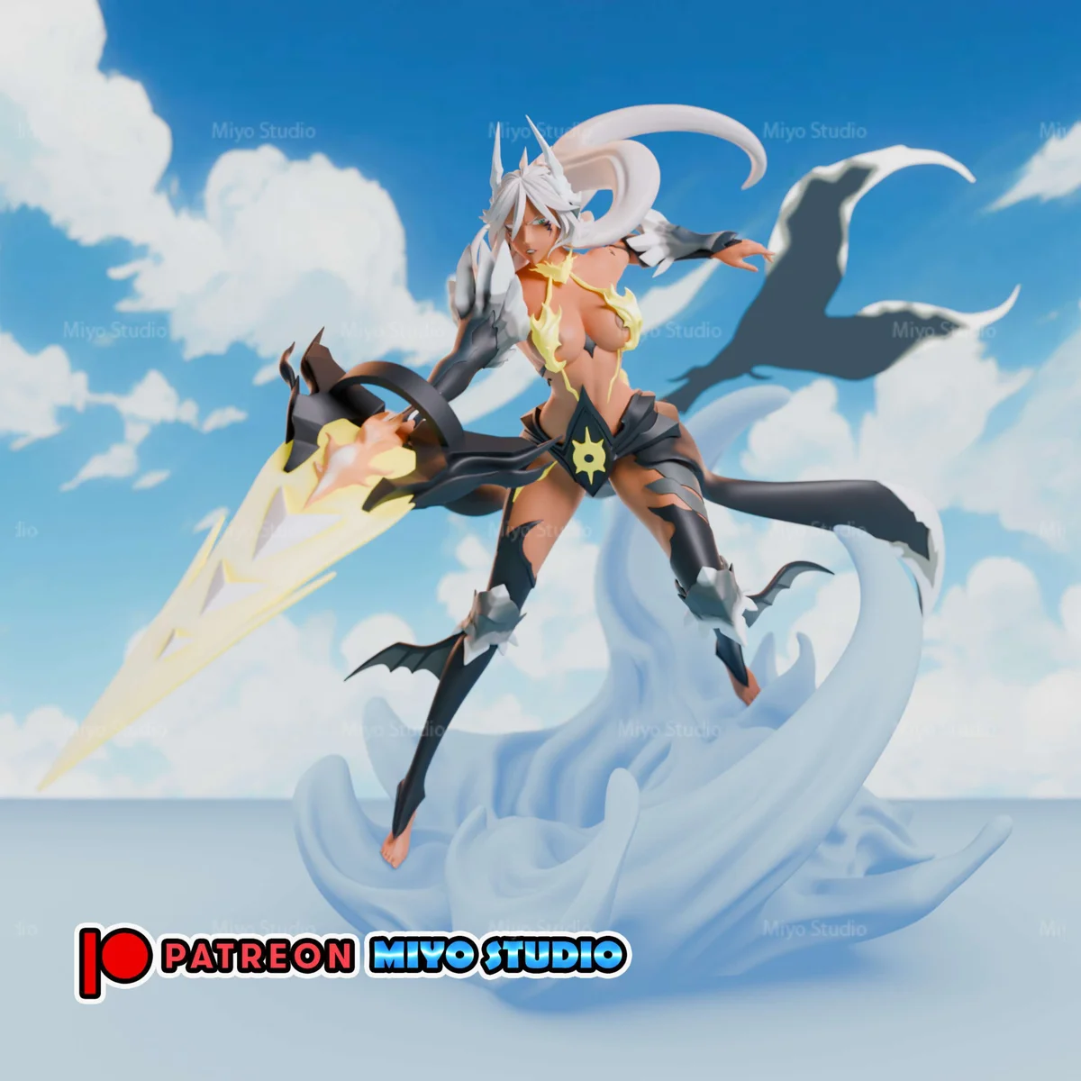 Halibel | Fan Art | 3D Printed Resin Model Garage Kit | *Un-Painted* | MiyoStudio