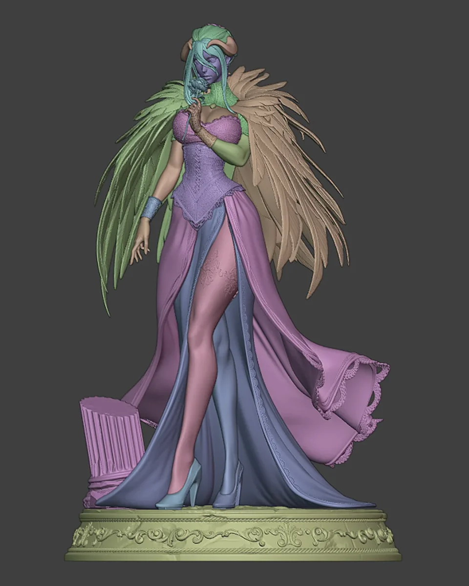 Albedo | Fan Art | 3D Printed Resin Model Garage Kit | *Un-Painted* | Hybris Studios 6