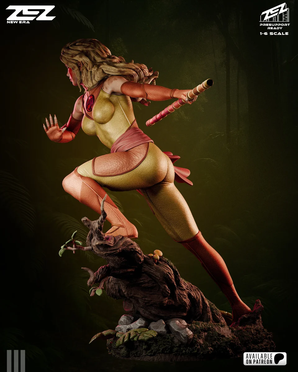 Cheetara | Fan Art | 3D Printed Resin Model Garage Kit | *Un-Painted* | ZEZ Studio 3