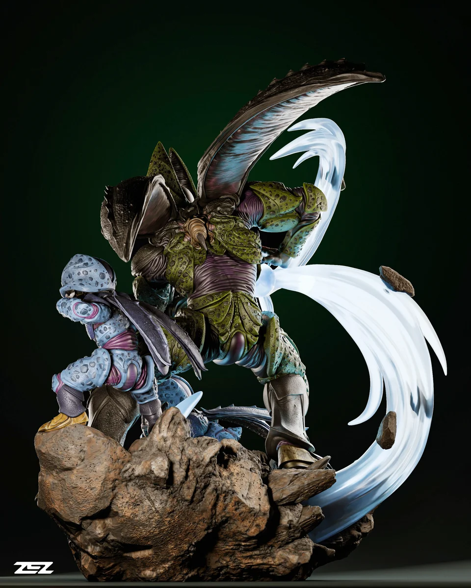 Cell | Fan Art | 3D Printed Resin Model Garage Kit | *Un-Painted* | ZEZ Studio 5