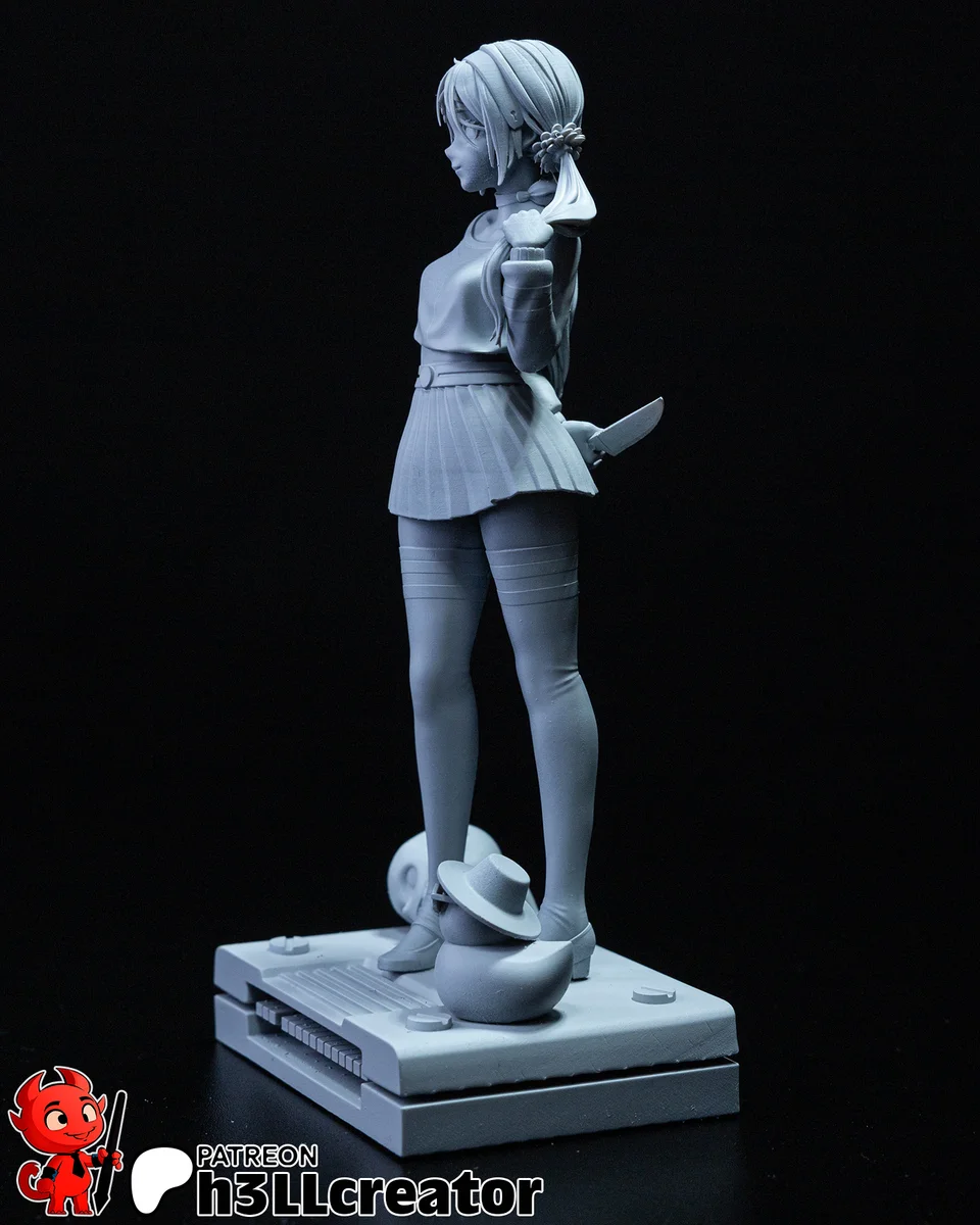 Mita | Fan Art | 3D Printed Resin Model Garage Kit | *Un-Painted* | H3LL Creator 6