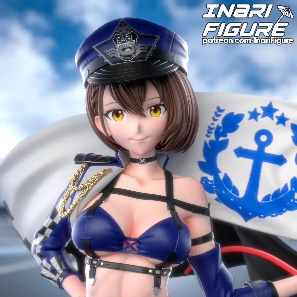 Baltimore | Fan Art | 3D Printed Resin Model Garage Kit | *Un-Painted* | Inari Figure 5