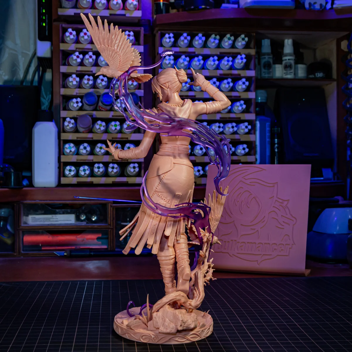 Morrigan | Fan Art | 3D Printed Resin Model Garage Kit | *Un-Painted* | Bulkamancer 23