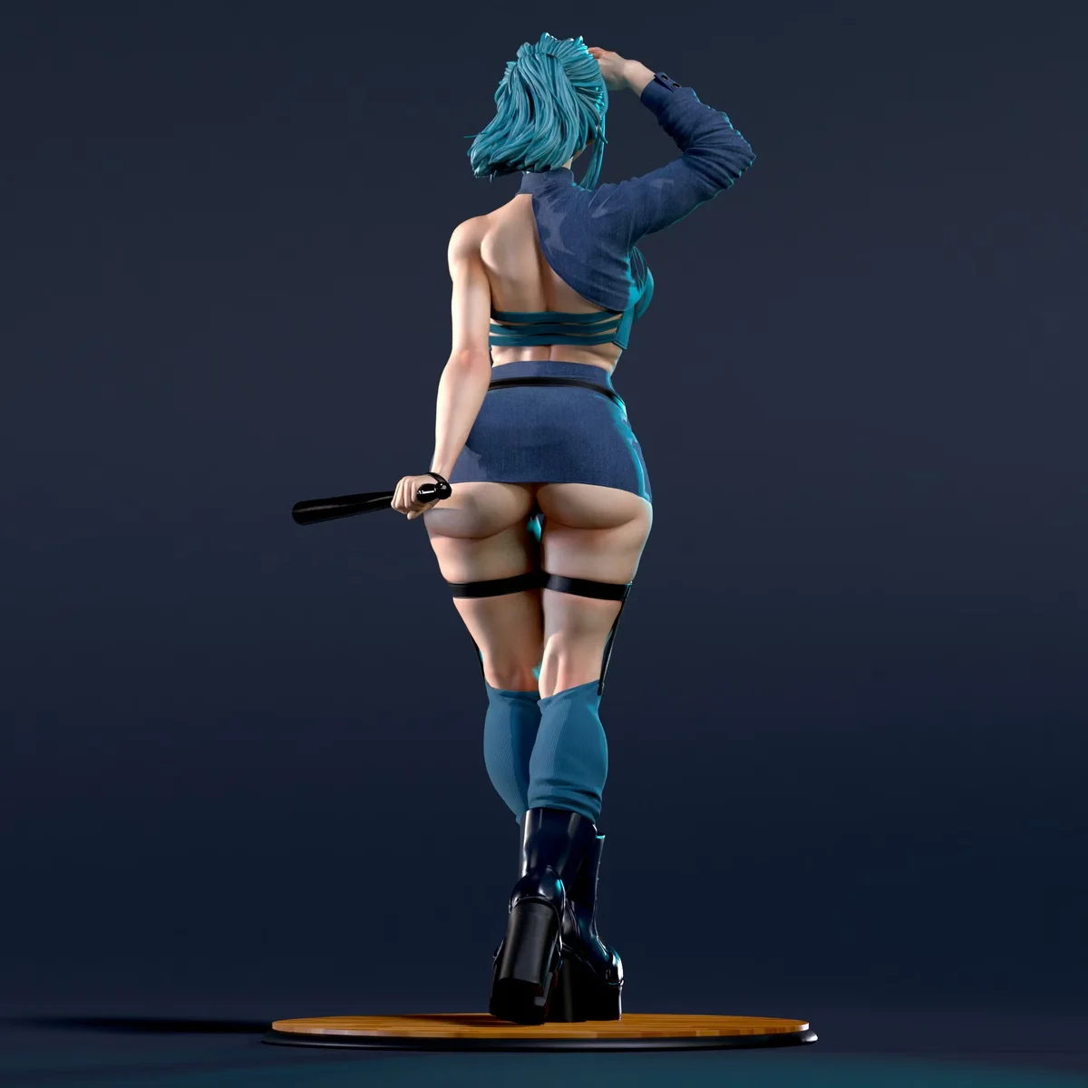 Bufelia - Waifumon | Fan Art | 3D Printed Resin Model Garage Kit | *Un-Painted* | SiryllArt 5