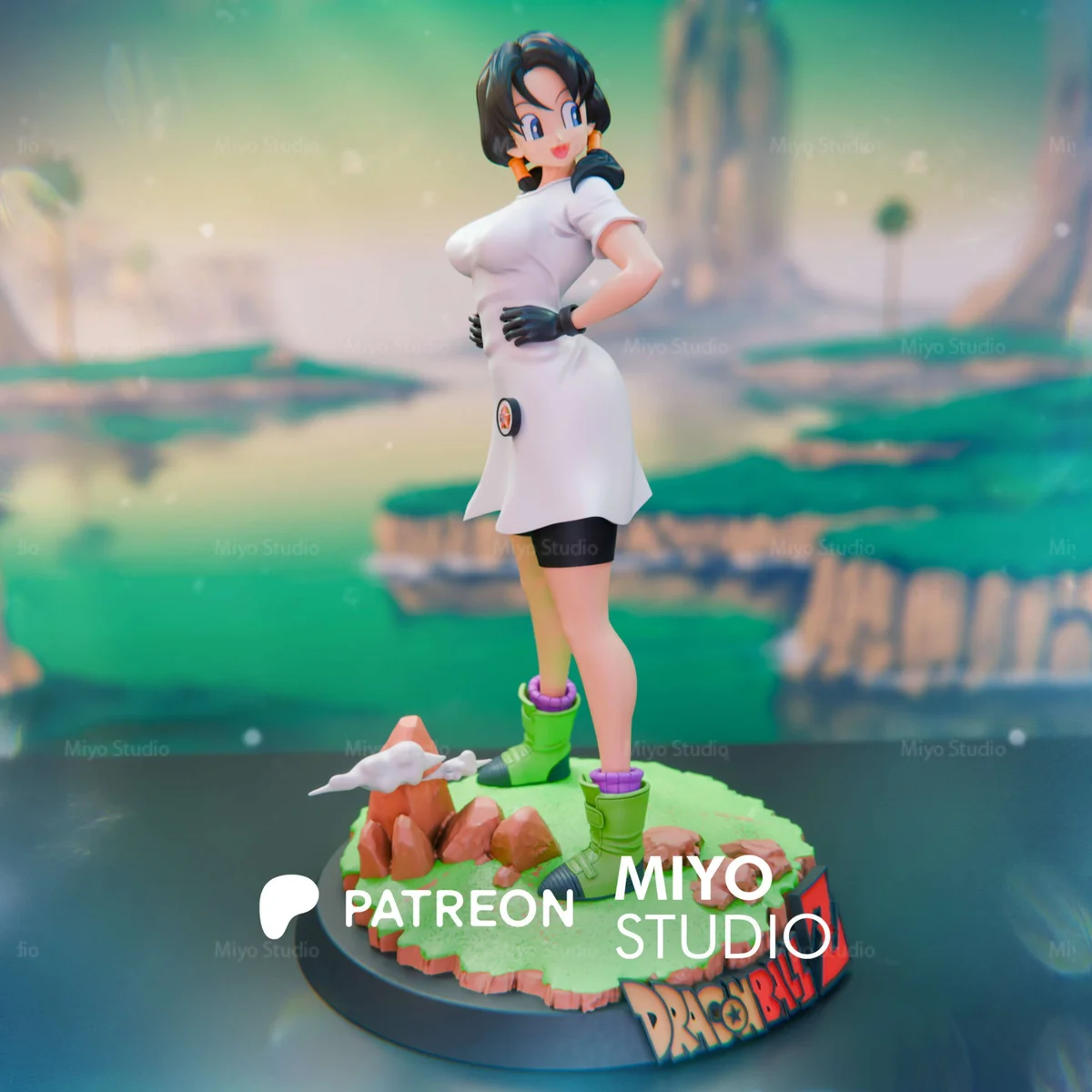Videl | Fan Art | 3D Printed Resin Model Garage Kit | *Un-Painted* | MiyoStudio