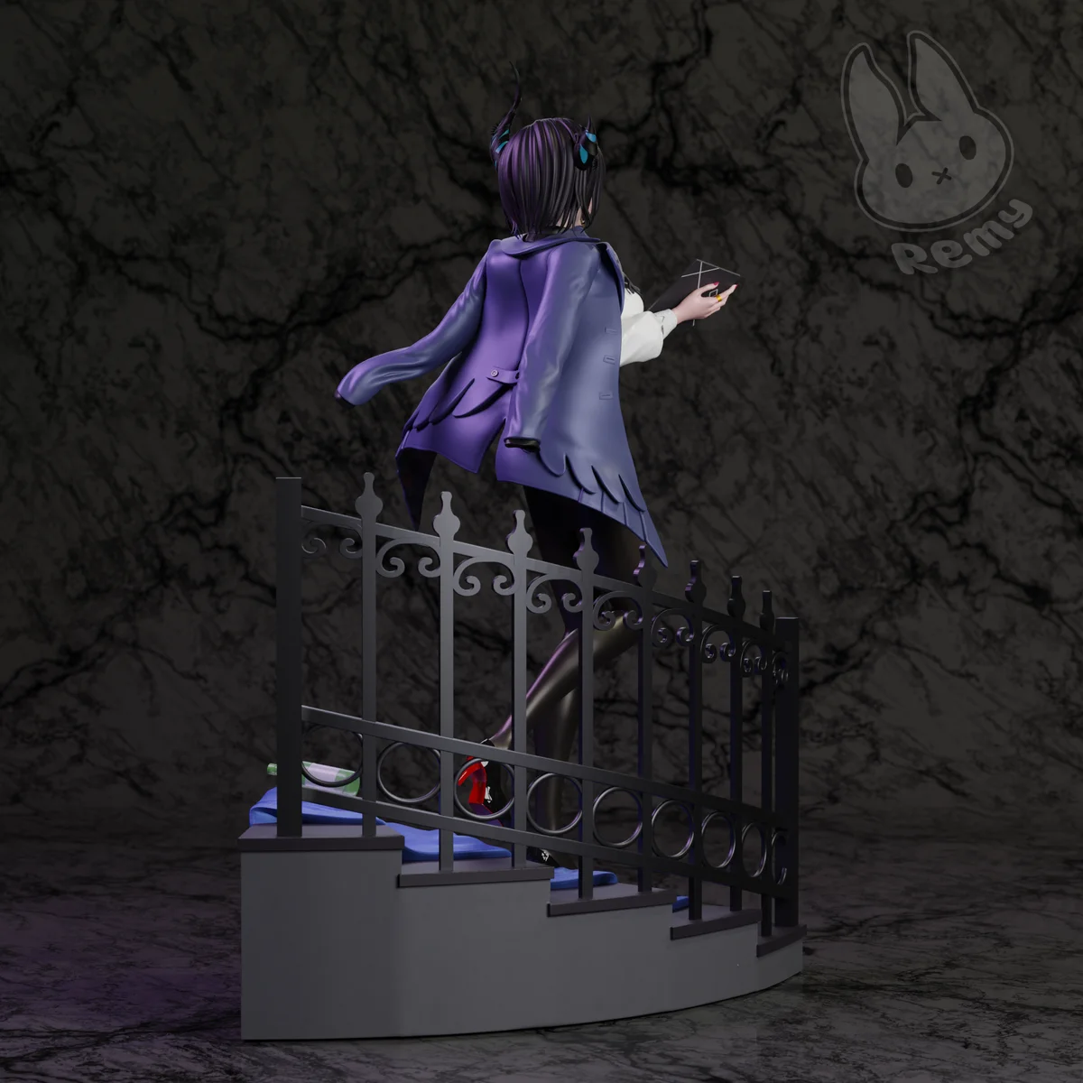Nerissa Ravencroft | Fan Art | 3D Printed Resin Model Garage Kit | *Un-Painted* | Remy Sculpts 4