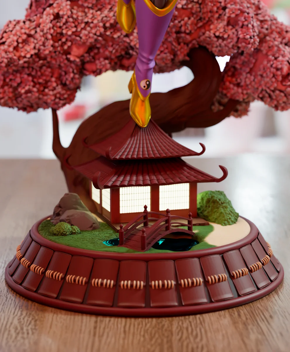 Sakuyamon | Fan Art | 3D Printed Resin Model Garage Kit | *Un-Painted* | 3DMoonn 5