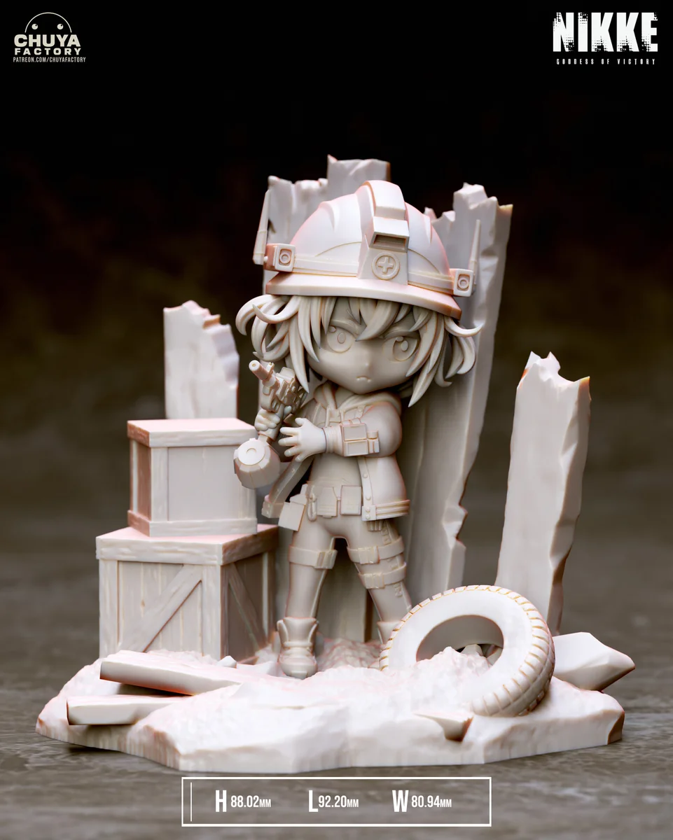 Chibi Liter | Fan Art | 3D Printed Resin Model Garage Kit | *Un-Painted* | Chuya Factory 5