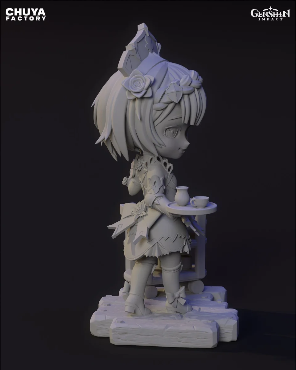 Chibi Noelle | Fan Art | 3D Printed Resin Model Garage Kit | *Un-Painted* | Chuya Factory 13