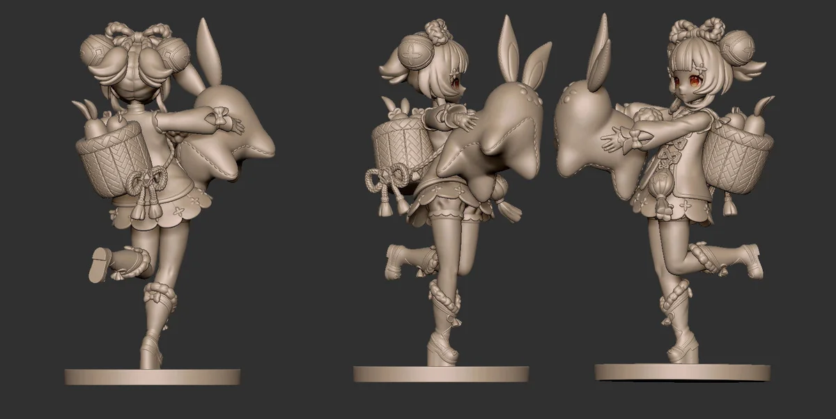 Yaoyao | Fan Art | 3D Printed Resin Model Garage Kit | *Un-Painted* | Sin3Dstudio 7