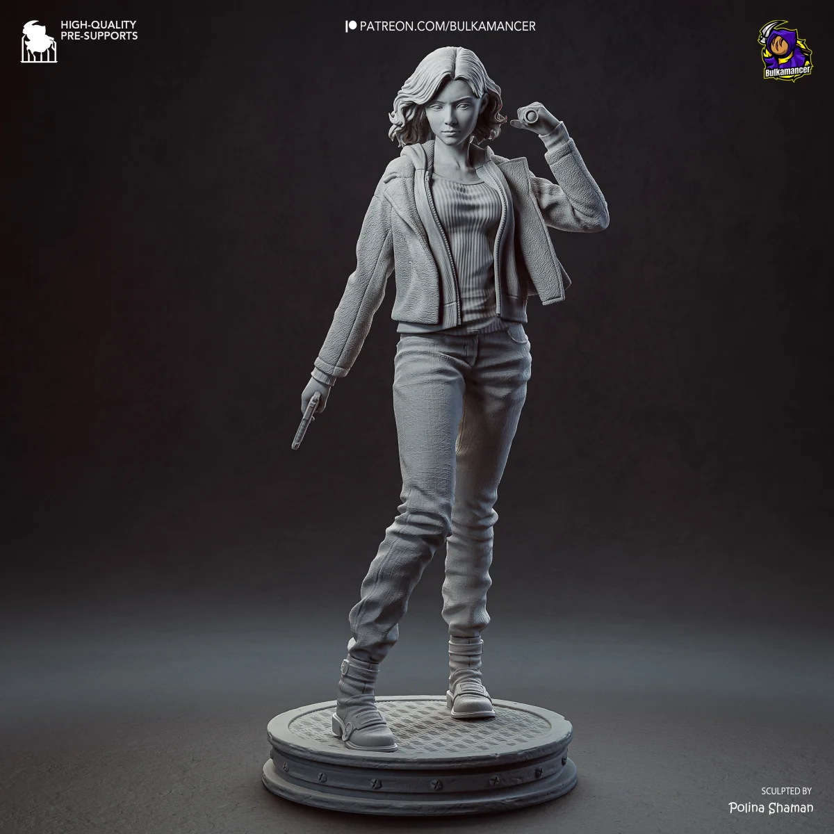 Grace Ashcroft | Fan Art | 3D Printed Resin Model Garage Kit | *Un-Painted* | Bulkamancer 7