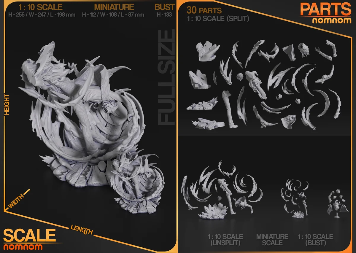 Sanji | Fan Art | 3D Printed Resin Model Garage Kit | *Un-Painted* | Nomnom 15
