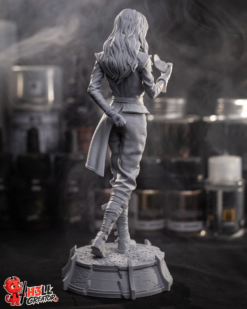 Alicia | Fan Art | 3D Printed Resin Model Garage Kit | *Un-Painted* | H3LL Creator 14