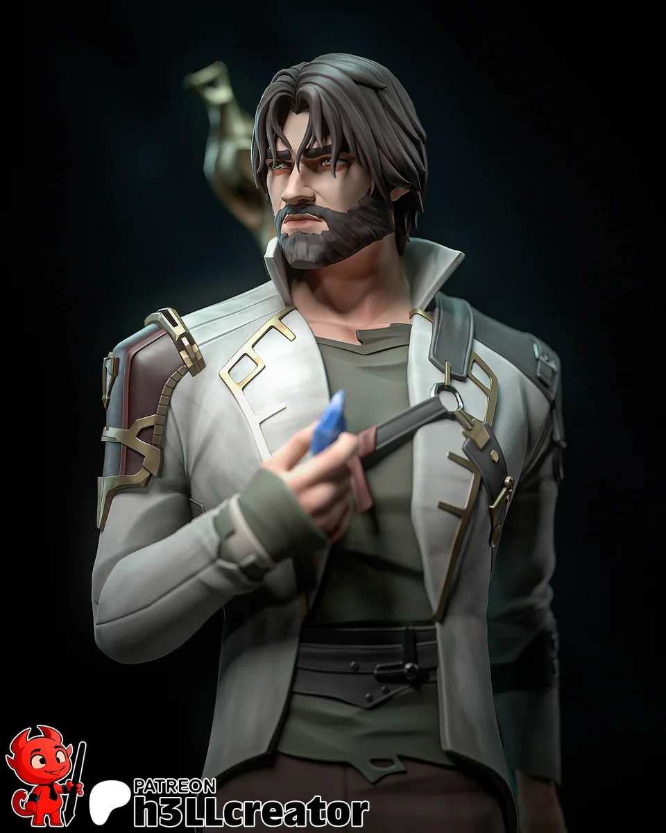 Jayce Talis | Fan Art | 3D Printed Resin Model Garage Kit | *Un-Painted* | H3LL Creator 4