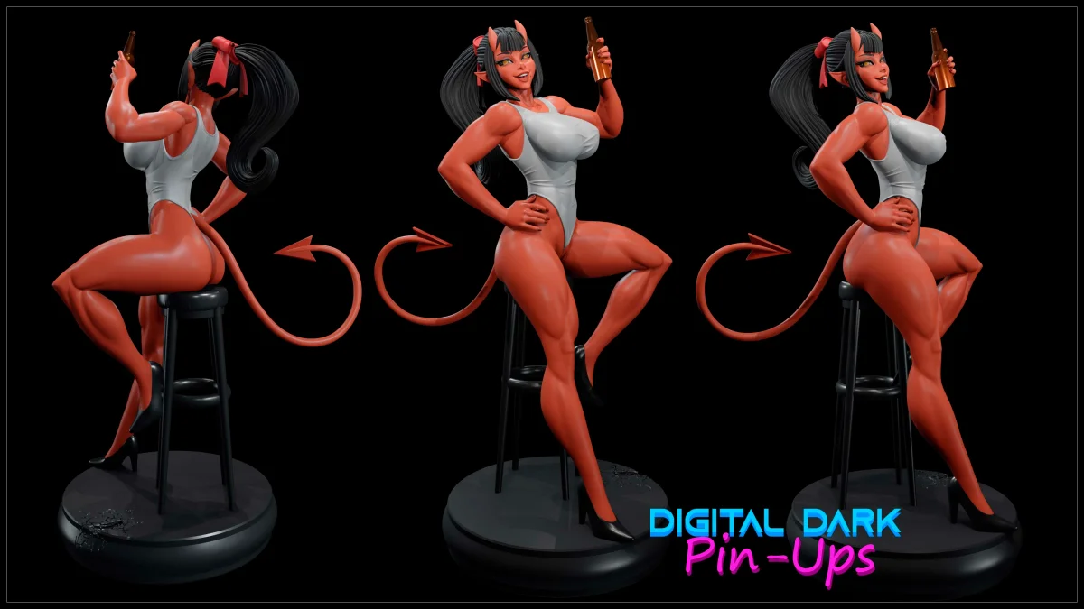 Malevola | Fan Art | 3D Printed Resin Model Garage Kit | *Un-Painted* | Digital Dark 4