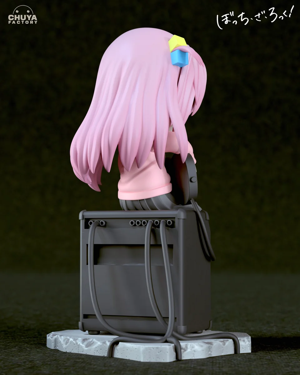 Chibi Hitori Gotoh | Fan Art | 3D Printed Resin Model Garage Kit | *Un-Painted* | Chuya Factory 6