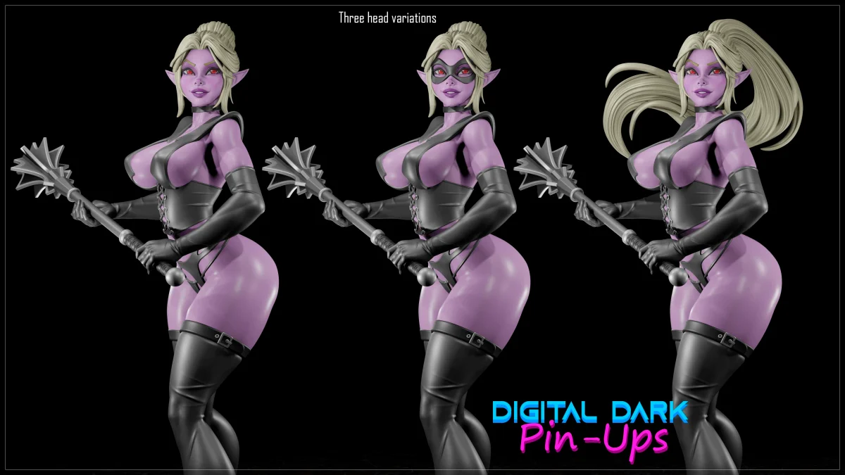 Minthara | Fan Art | 3D Printed Resin Model Garage Kit | *Un-Painted* | Digital Dark 3