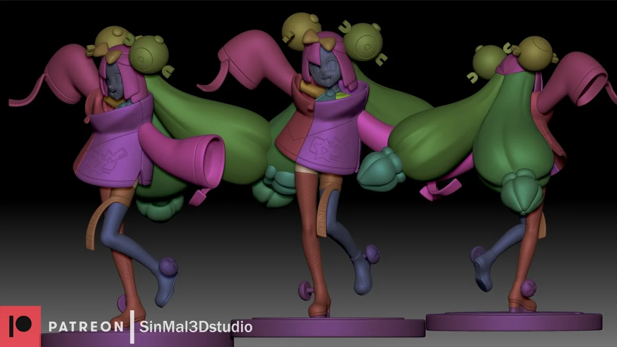 Iono | Fan Art | 3D Printed Resin Model Garage Kit | *Un-Painted* | Sin3Dstudio 9