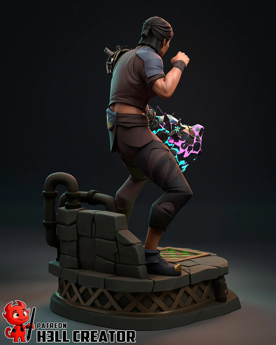 Sevika | Fan Art | 3D Printed Resin Model Garage Kit | *Un-Painted* | H3LL Creator 7
