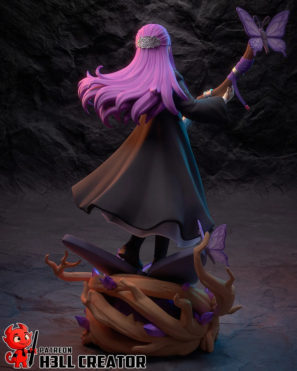 Fern | Fan Art | 3D Printed Resin Model Garage Kit | *Un-Painted* | H3LL Creator 11