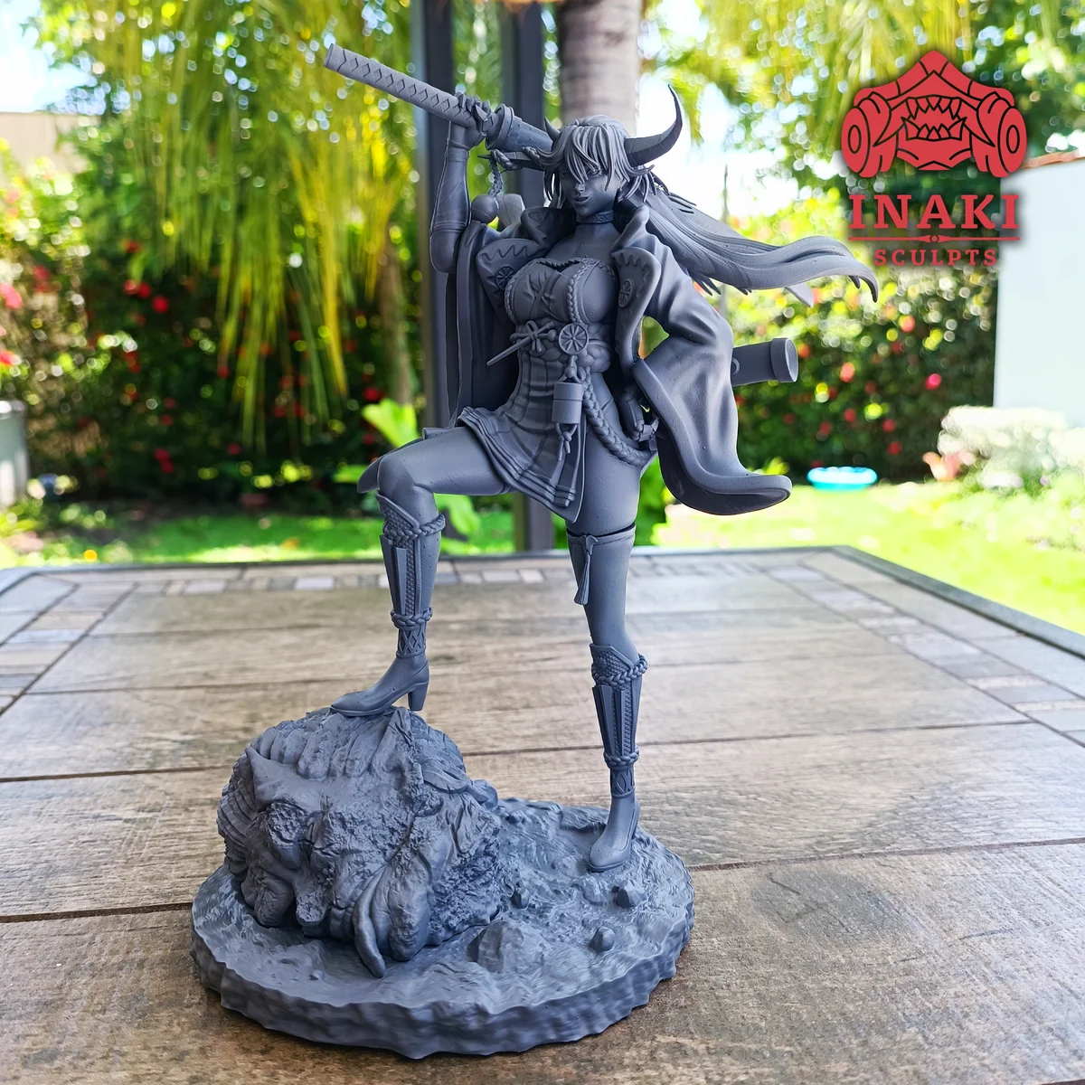 Hakuryuu | Fan Art | 3D Printed Resin Model Garage Kit | *Un-Painted* | Inaki Sculpts 7